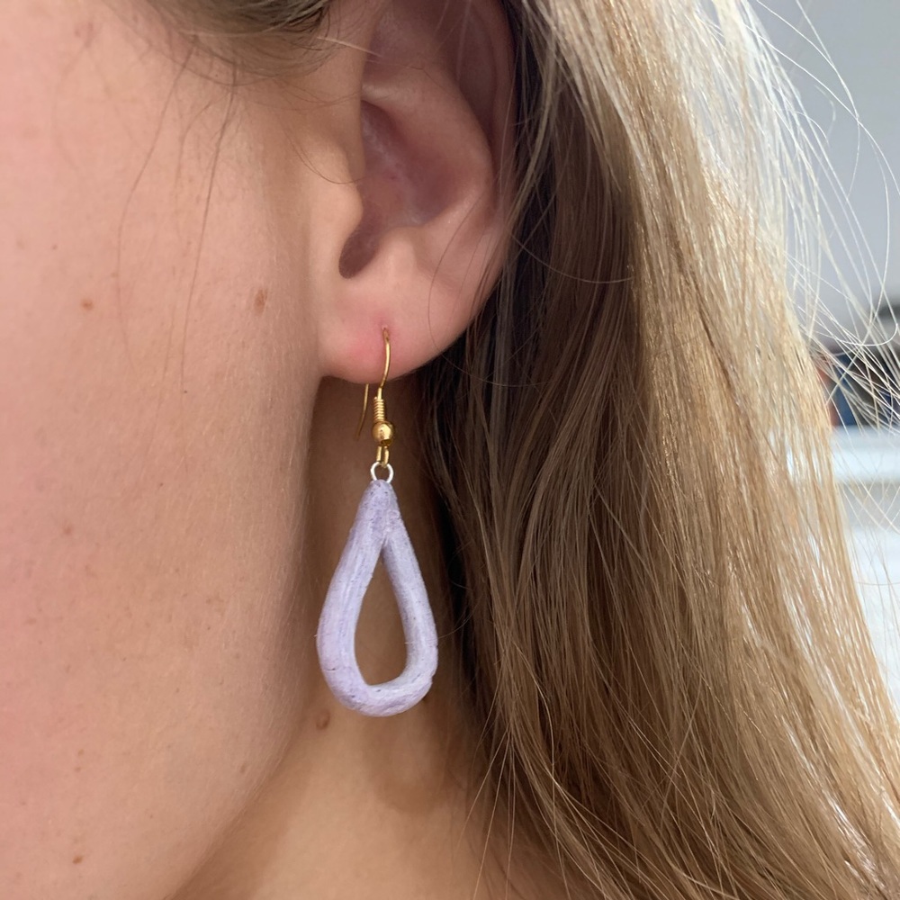handmade clay earrings!